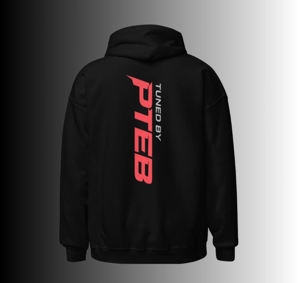 Tuned By PTEB hoodie — front view